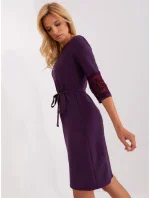 Dámské šaty LK SK model 18972776 Tmavě fialová - FPrice