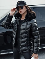 Dámska prešívaná zimná bunda s kapucňou MIRIAL čierna FashionStreet TY4574