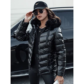 Dámská prošívaná zimní bunda s kapucí černá Dstreet model 22540150 - FashionStreet Dámská prošívaná zimní bunda s kapucí černá Dstreet model 22540150 - FashionStreet