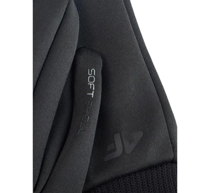 Rukavice Shoftshell unisex Touch Screen 4F 4FWMM00AFGLU183-20S