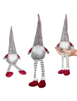 DEKORATÍVNY TRPASLÍK 30+15CM SIVÝ DEKORATÍVNY TRPASLÍK 30+15CM SIVÝ