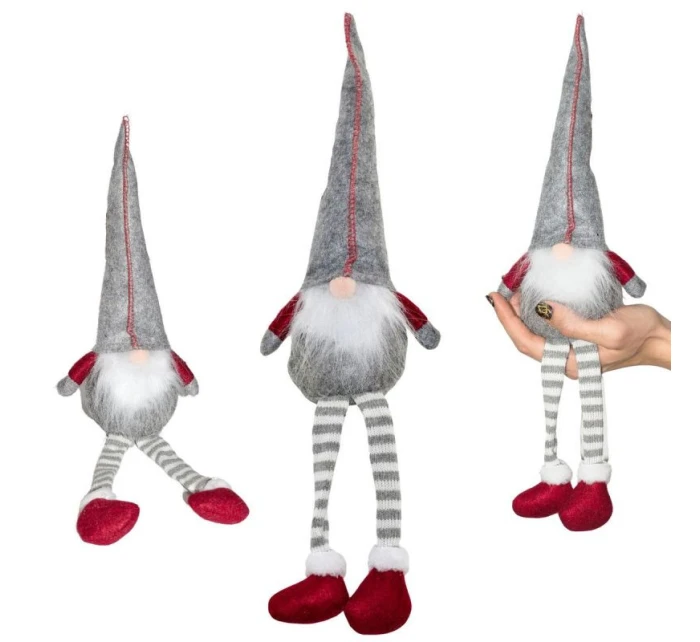 DEKORATÍVNY TRPASLÍK 30+15CM SIVÝ DEKORATÍVNY TRPASLÍK 30+15CM SIVÝ