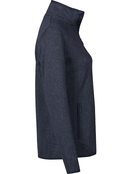 TJ Dámská melanžová pletená fleecová bunda 18. navy melange model 22499171 - Tee Jays
