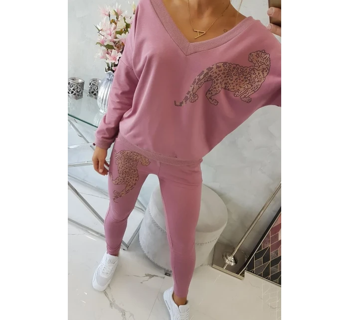 Zirkónová sada panther tmavo ružová Zirkónová sada panther tmavo ružová