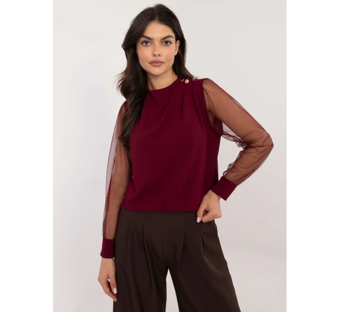 Bluzka MI BZ model 20619141 bordowy - FPrice
