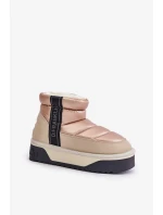 Nízke snežnice na hrubej podrážke D.Franklin Beige Nízke snežnice na hrubej podrážke D.Franklin Beige