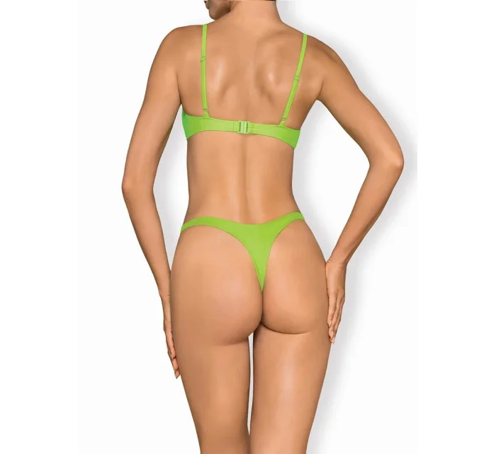 Zvodné dvojdielne plavky Mexico Beach zelená - Obsessive