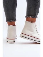 Dámské vysoké tenisky Big Star model 21654781 bílé - Big Star Shoes