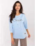 Bluzka RV BZ model 21393057 jasny niebieski - FPrice