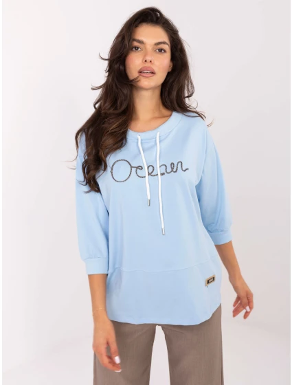 Bluzka RV BZ model 21393057 jasny niebieski - FPrice