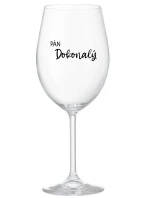 PÁN DOKONALÝ - priehľadný pohár na víno 350 ml PÁN DOKONALÝ - priehľadný pohár na víno 350 ml
