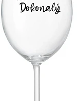 PÁN DOKONALÝ - priehľadný pohár na víno 350 ml