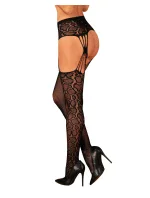 Nádherné pančuchy S821 garter stockings - Obsessive