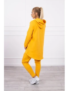 Súprava vrecovitých nohavíc horčicovej farby