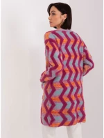 Sweter AT SW model 21768449 fuksjowy - FPrice Sweter AT SW model 21768449 fuksjowy - FPrice