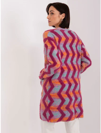 Sweter AT SW model 21768449 fuksjowy - FPrice Sweter AT SW model 21768449 fuksjowy - FPrice