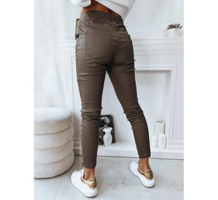 Dámske nohavice LIZZY dark beige FashionStreet UY1775