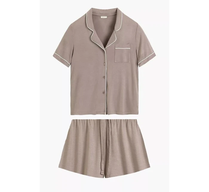 Atlantic NLP-496 w/r S-2XL pruhované pyžamo