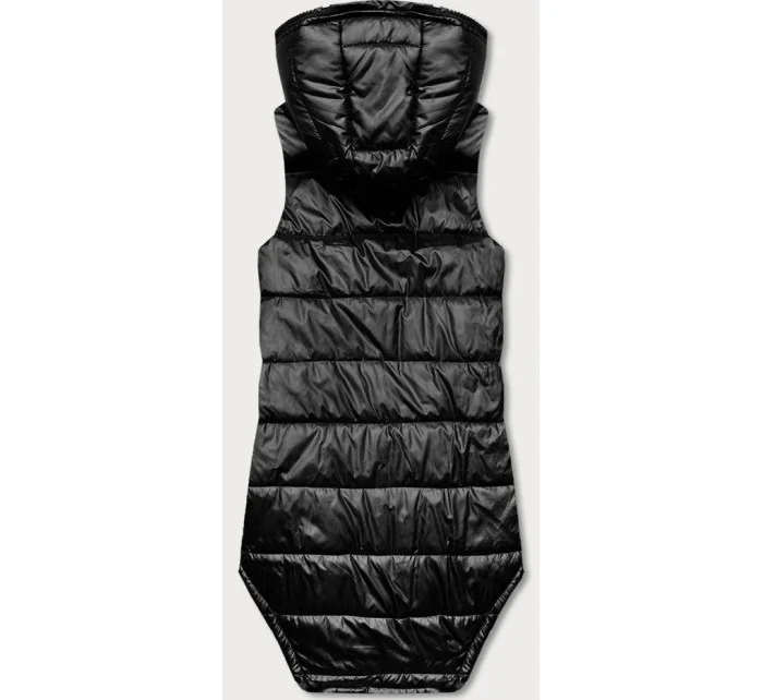 Čierna vesta s geometrickou spodnou časťou (B0122-1) Čierna vesta s geometrickou spodnou časťou (B0122-1)