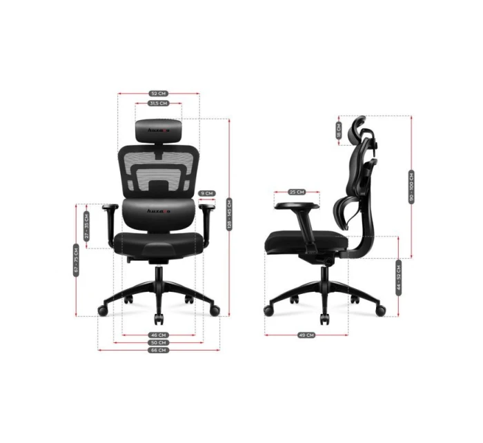 Herné kreslo Huzaro Combat 7.0 Black