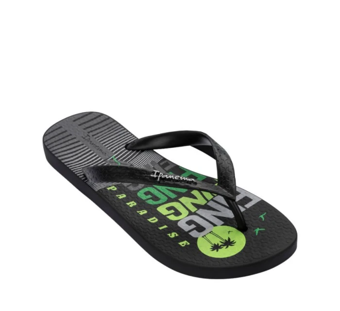 Pánske žabky Ipanema Graphics black-green 83532-AP253