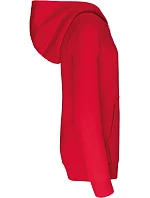 K 453 Dětská kontrastní mikina s kapucí model 22509476 red/white - Kariban K 453 Dětská kontrastní mikina s kapucí model 22509476 red/white - Kariban
