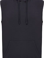Kariban ProAct PA 393 Unisex mikina s kapucňou bez rukávov 20.P393 tmavomodrá