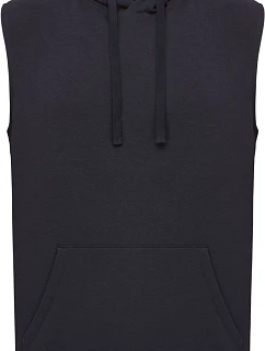 Kariban ProAct PA 393 Unisex mikina s kapucňou bez rukávov 20.P393 tmavomodrá
