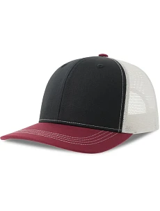 Atlantis Headwear Sonic-S 6-panelová truckerová čiapka 33.0259 námornícka modrá/kardinálska červená/biela