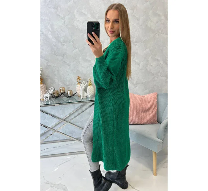 Zelený dlouhý svetr Zelený dlouhý svetr