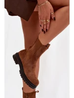 Dámské boty na zip Camel model 21758928 - Boto Dámské boty na zip Camel model 21758928 - Boto
