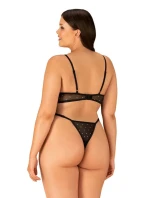Elegantné body Tiene teddy 2XL/3XL - Obsessive Elegantné body Tiene teddy 2XL/3XL - Obsessive