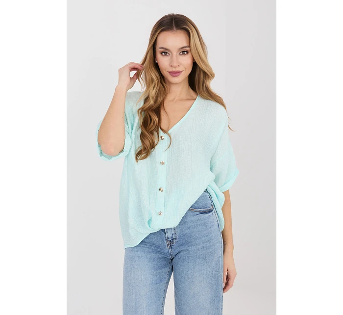 Košeľa s krátkym rukávom model 225511 Taliansko Moda