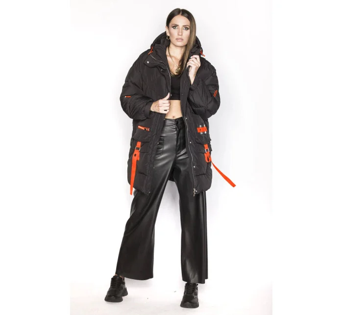 PUCHOWA KURTKA DAMSKA Z  CZARNA model 21244218 - Ann Gissy