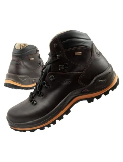 Grisport Marrone pánske trekové topánky kožené nepremokavé členkové topánky
