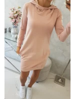 Off White pudrově béžové šaty Off White pudrově béžové šaty