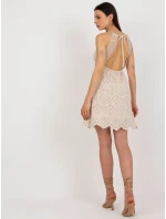 Sukienka TW SK BI model 18633941 beżowy - FPrice Sukienka TW SK BI model 18633941 beżowy - FPrice