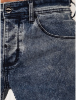 Pánske tmavomodré džínsové nohavice Dstreet UX4234