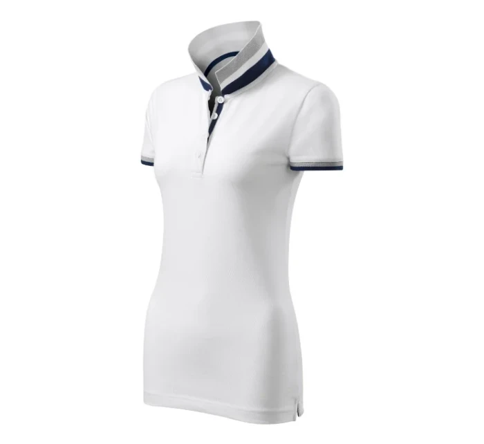 Polokošeľa Collar Up biela