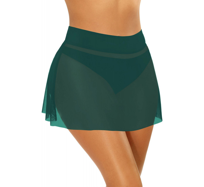Dámska plážová sukňa Skirt 4 D98B - 7 tm. zelená - Self