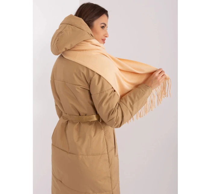 Dámský šál AT SZ model 21760974 Béžová - FPrice Dámský šál AT SZ model 21760974 Béžová - FPrice