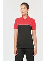 210 Pracovní piqué polo model 22513977 black/red - WK 210 Pracovní piqué polo model 22513977 black/red - WK