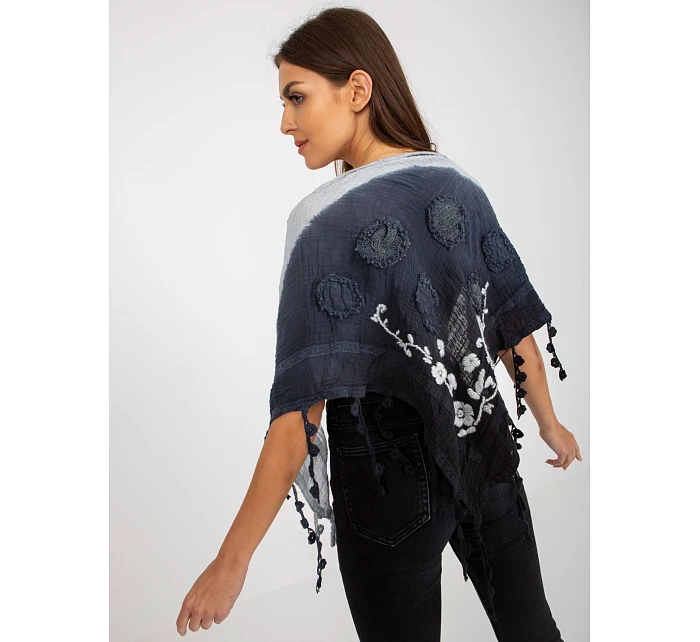 Chustka AT CH model 22042553 granatowy - FPrice Chustka AT CH model 22042553 granatowy - FPrice