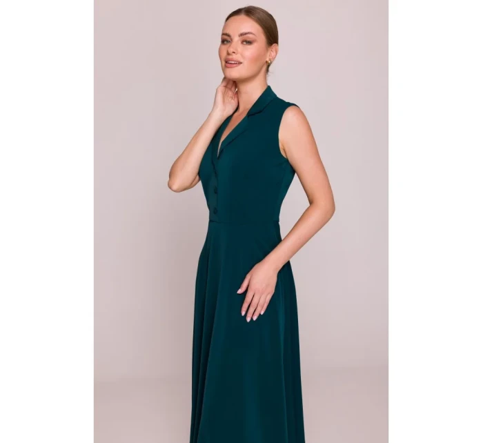 Košilové šaty ve střihu zelené model 21154771 - STYLOVE