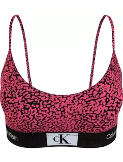Dámská podprsenka tm. růžová se vzorem model 19015187 - Calvin Klein
