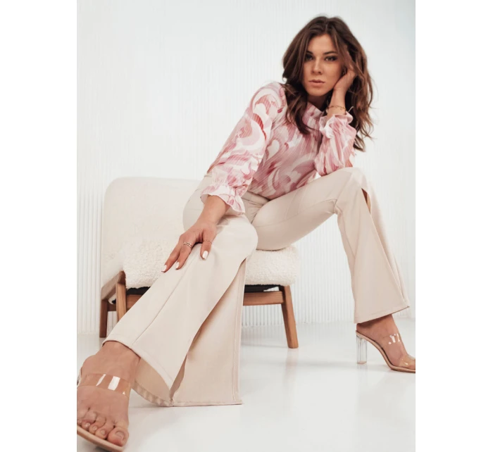 Dámské kalhoty béžové Dstreet model 21972905 - FashionStreet