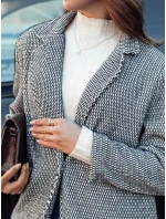 Dámský oversize kabát černý Dstreet model 21981946 - FashionStreet Dámský oversize kabát černý Dstreet model 21981946 - FashionStreet