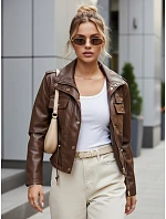 Kurtka damska z  brązowa model 22084548 - FashionStreet