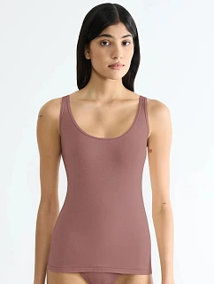 sloggi GO Daily Cotton Tank top - BROWN - SLOGGI BROWN - SLOGGI