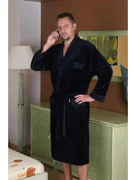 Dlhý pánsky župan DE LAFENSE Velur 712